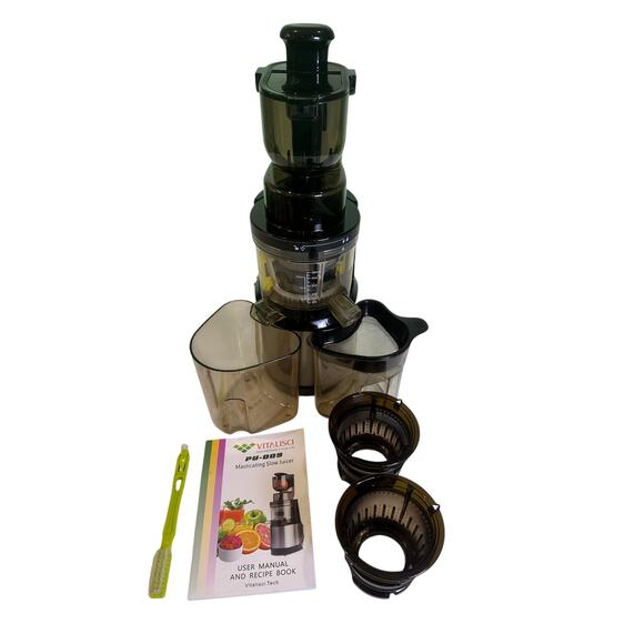 Vitalisci PU-009 Masticating Whole Slow Juice Extractor Cold Press Juicer - Picture 7 of 8